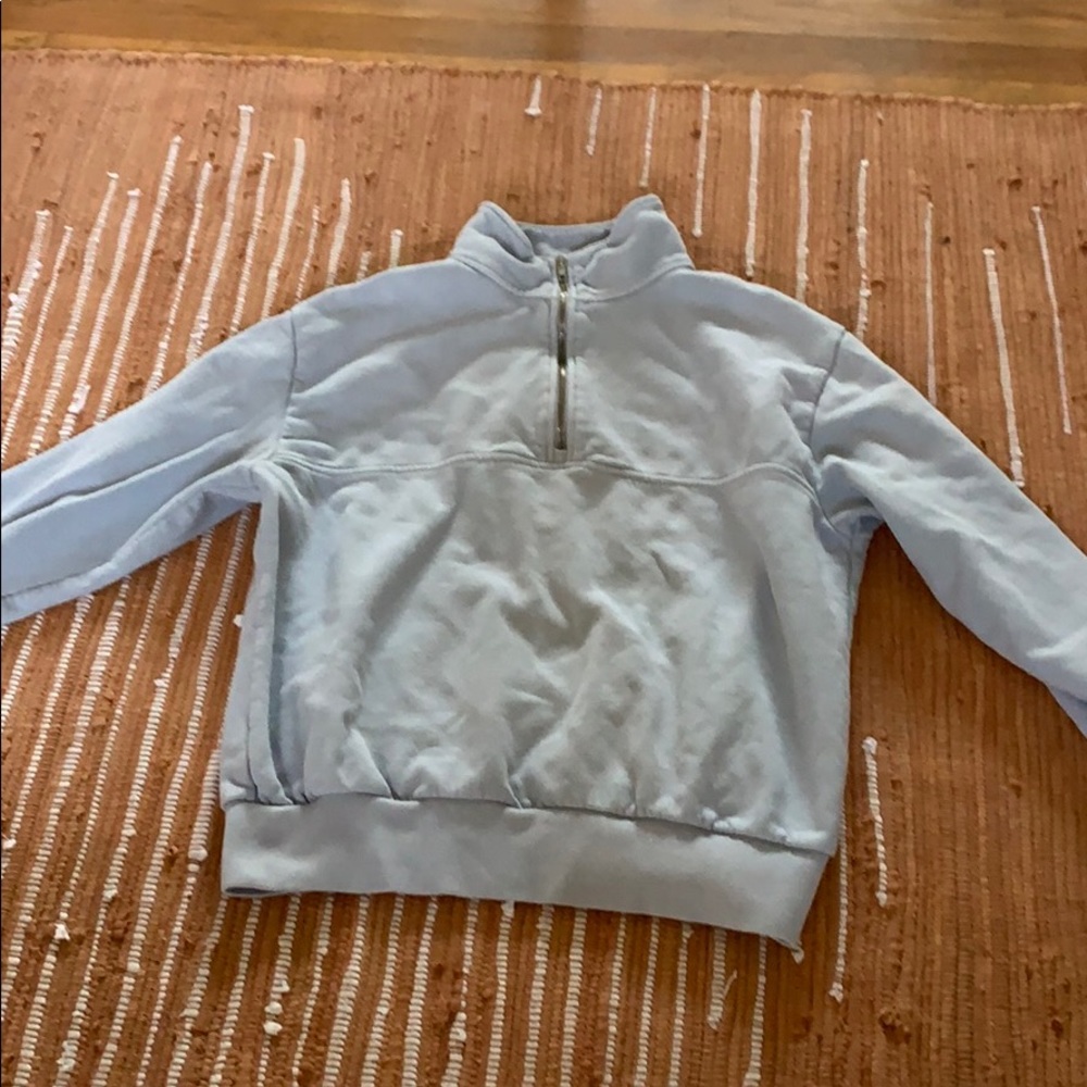 Blue brandy half zip up